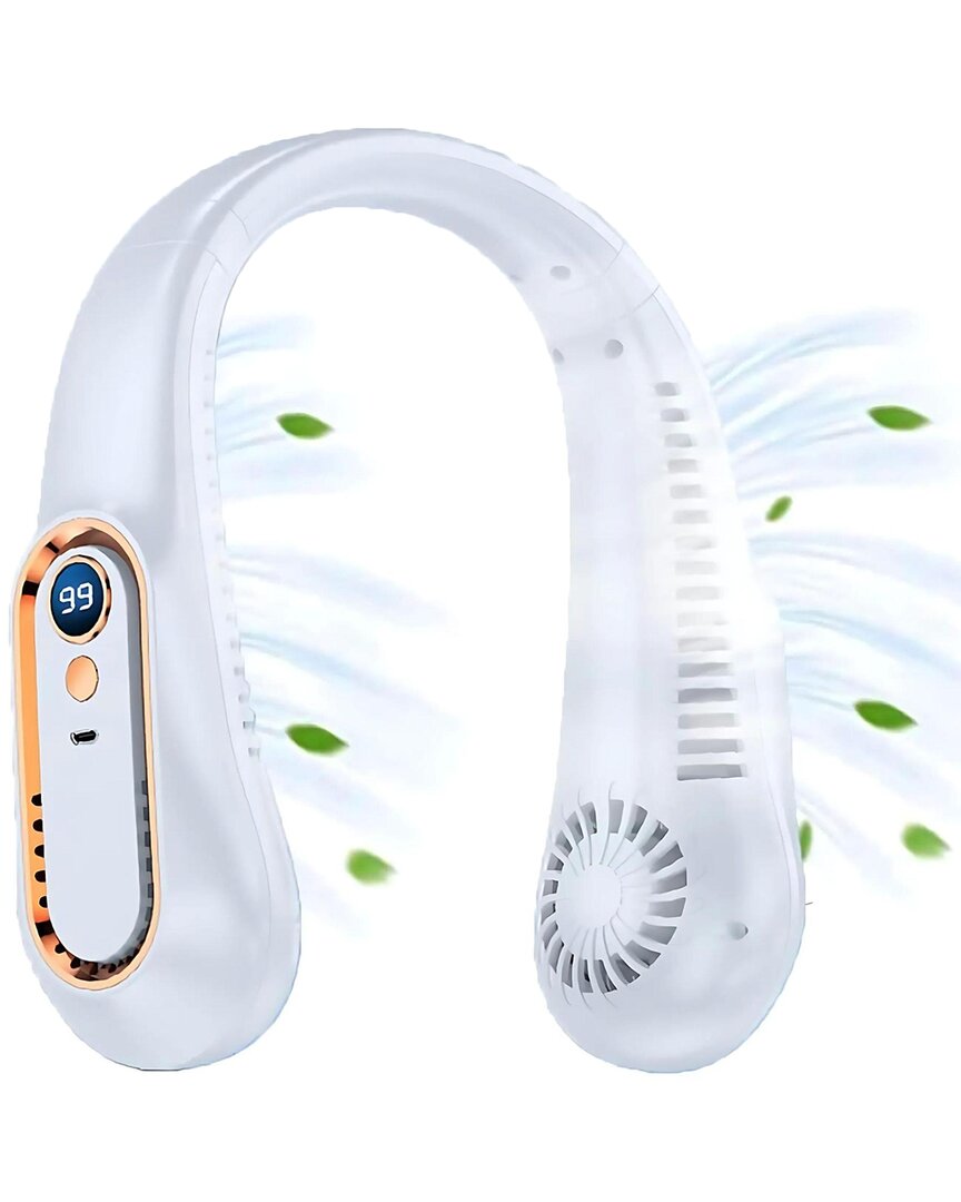 Kenro Wearable Neck Fan In White