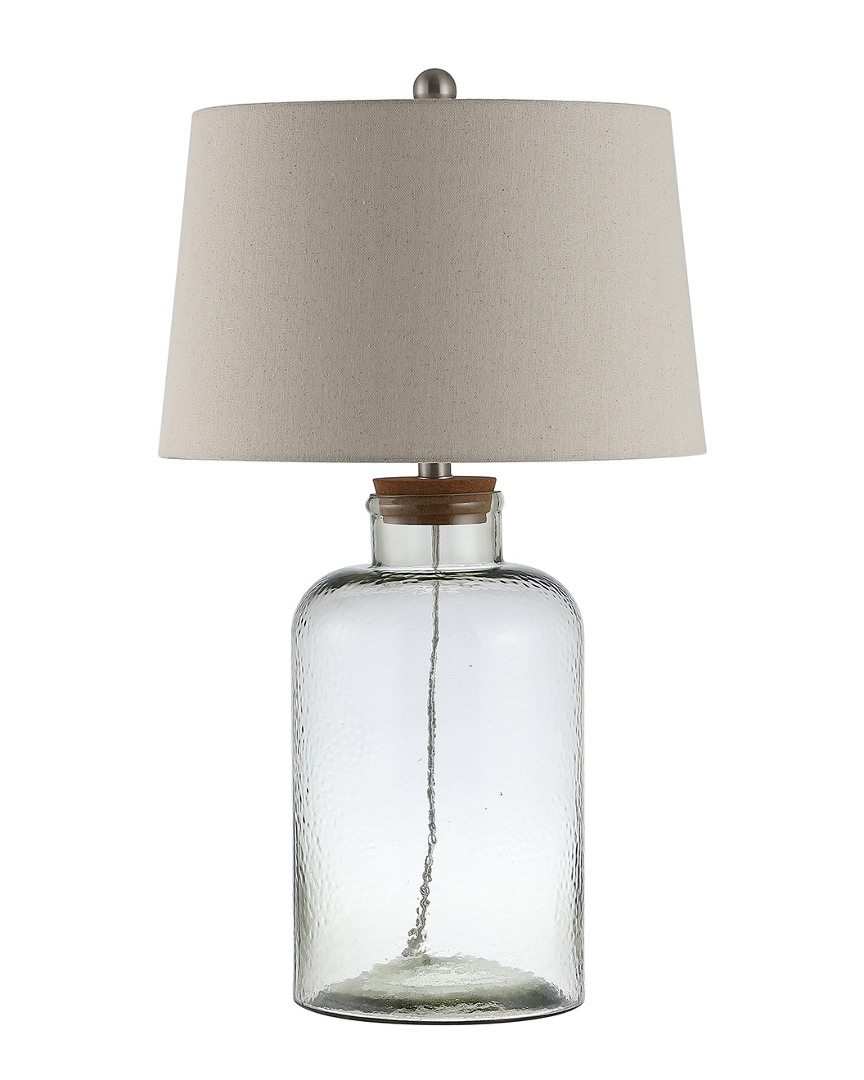 Safavieh Caden Glass Table Lamp In Clear