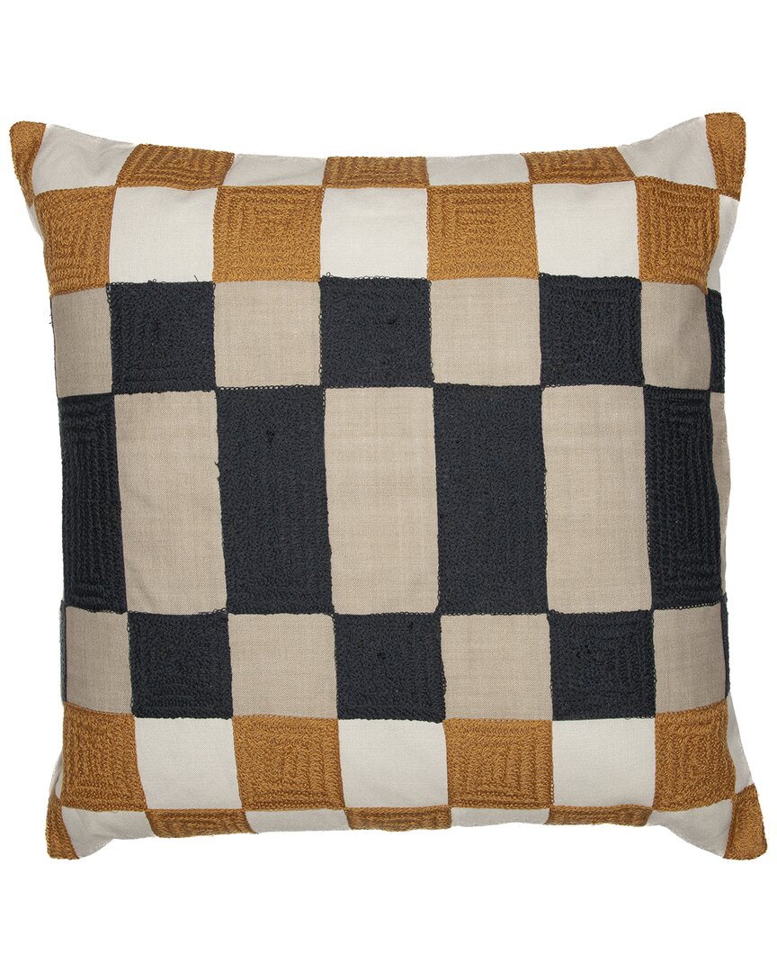 Lr Home Hand-woven Throw Pillow 20 X 20 In Multi