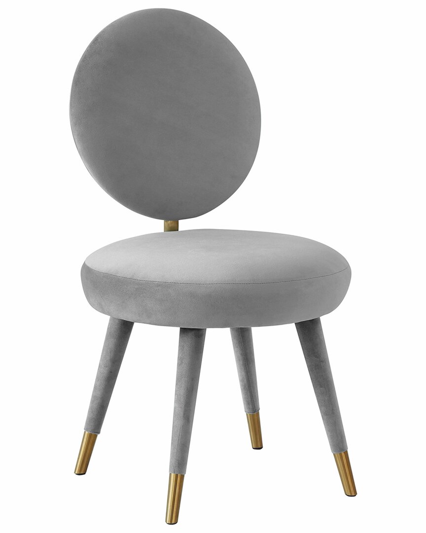 Tov Furniture Kylie Velvet Dining Chair In Grey