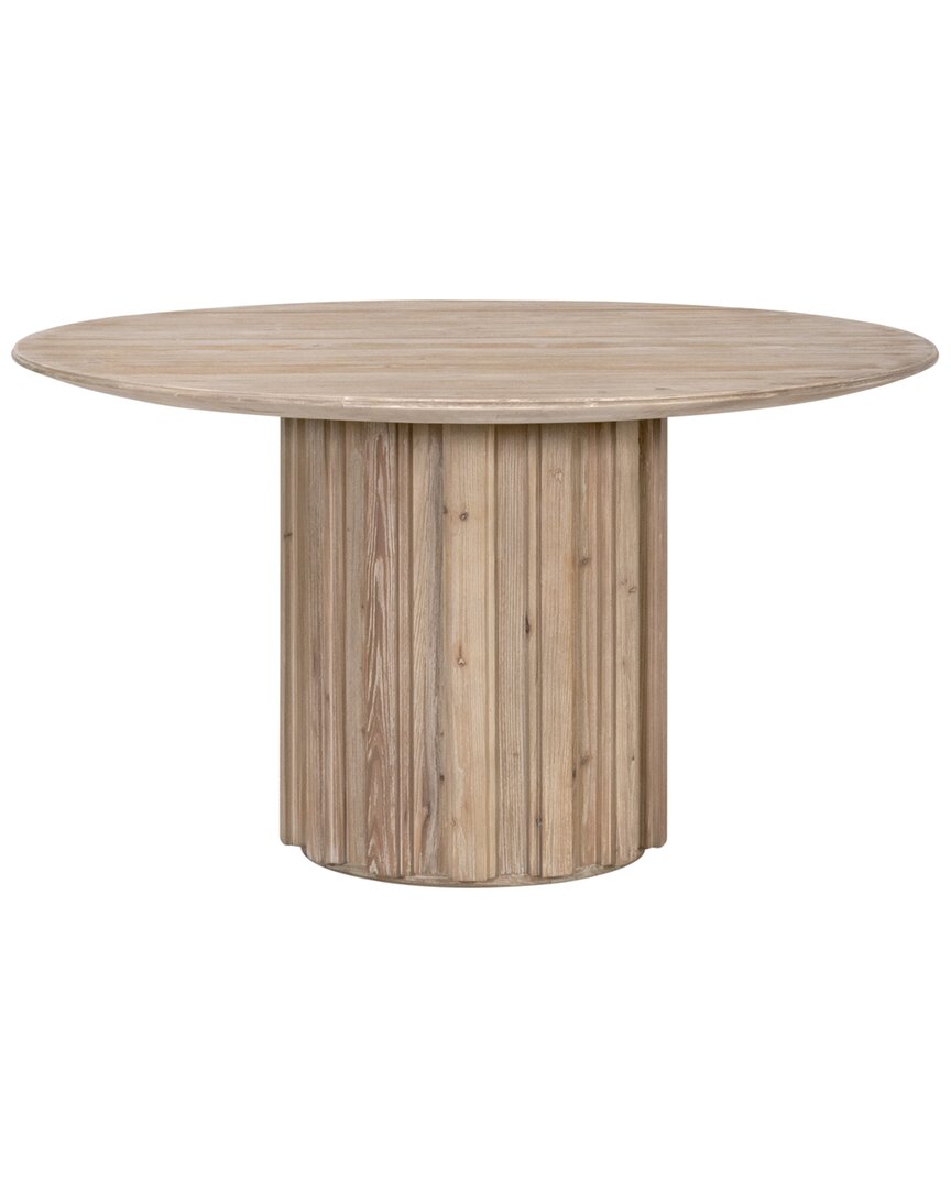 Essentials For Living Roma 54in Round Dining Table In Brown