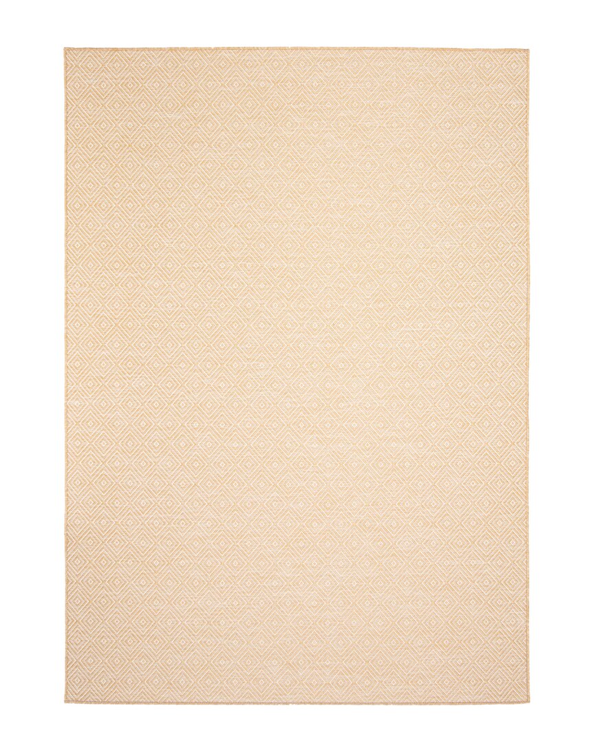 Ecarpet Veranda Diamond Indoor/outdoor Rug In Gold