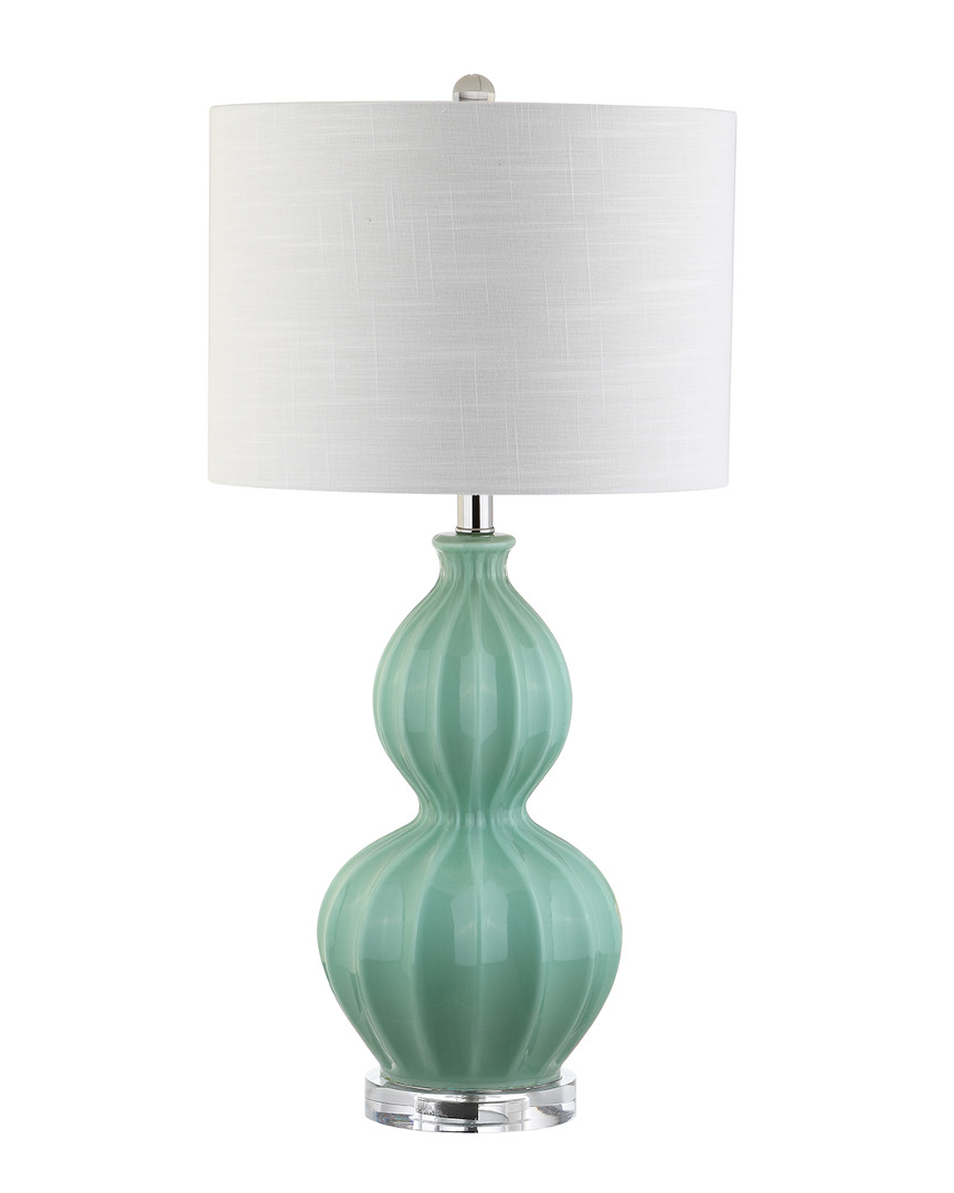 Jonathan Y Designs Faye 28in Glass Table Lamp