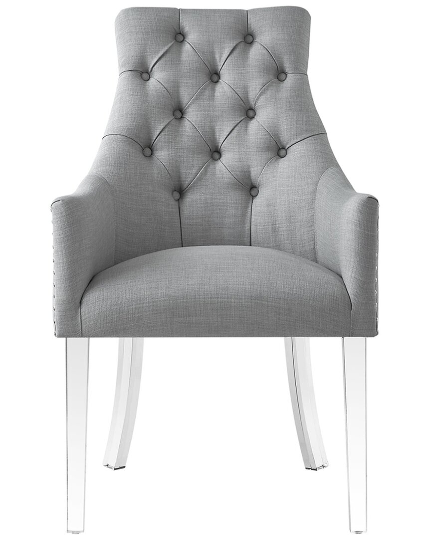 Shop Inspired Home Hester Dining Chair In Grey