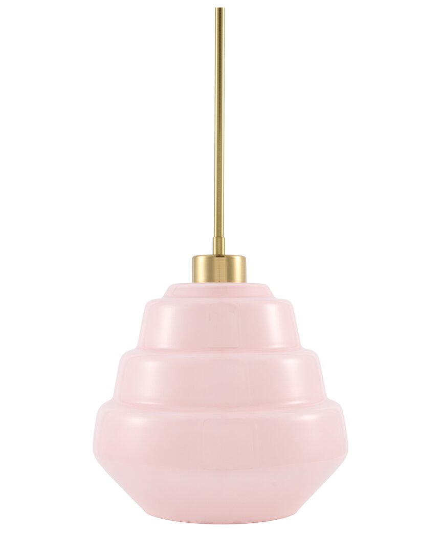 Livabliss Florie Pendant In Pink