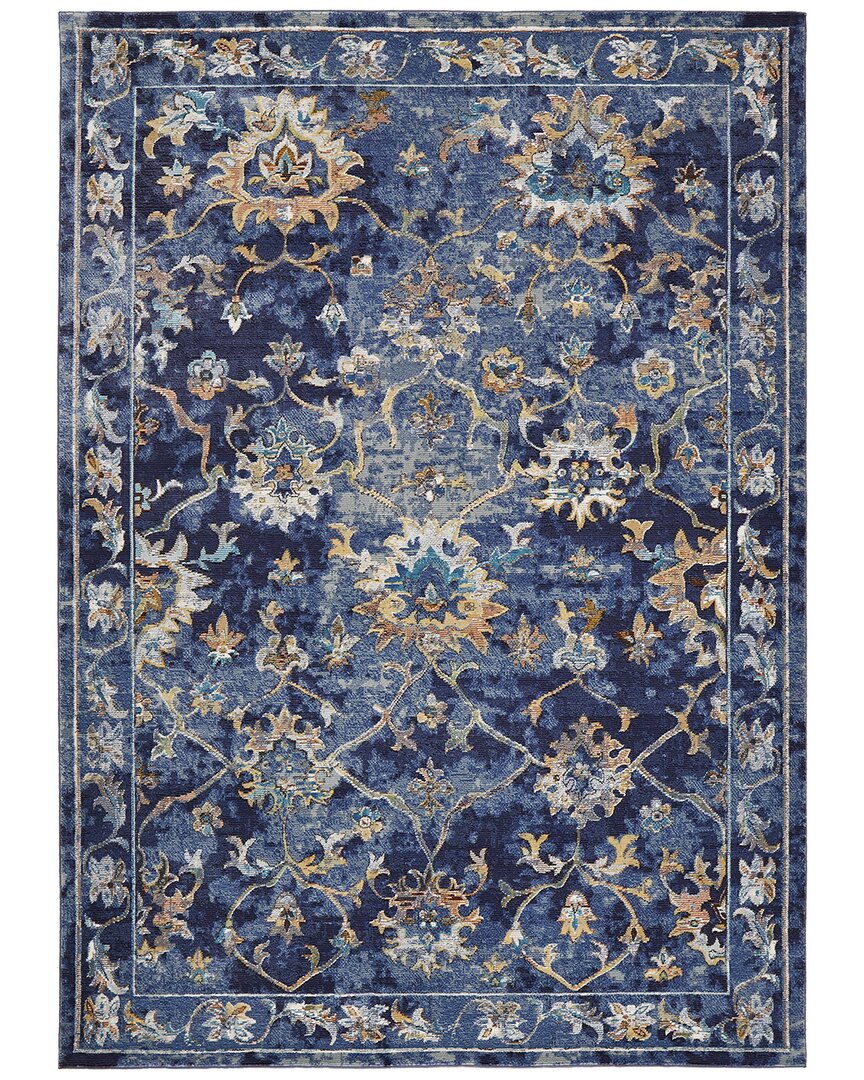 Shop Lr Home Gala Contemporary Rug In Blue