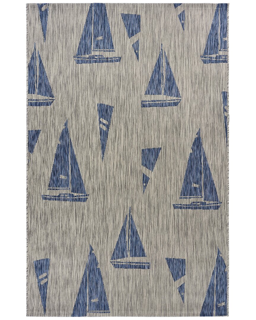 Lr Home Catalina Indoor/outdoor Rug In Gray