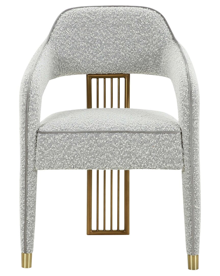 Tov Corralis Speckled Boucle Dining Chair In Grey