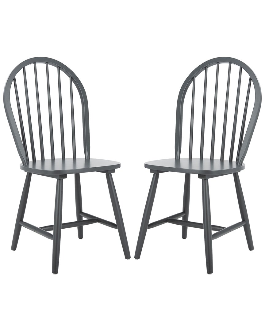 Safavieh Set Of 2 Camden Spindle Dining Chairs
