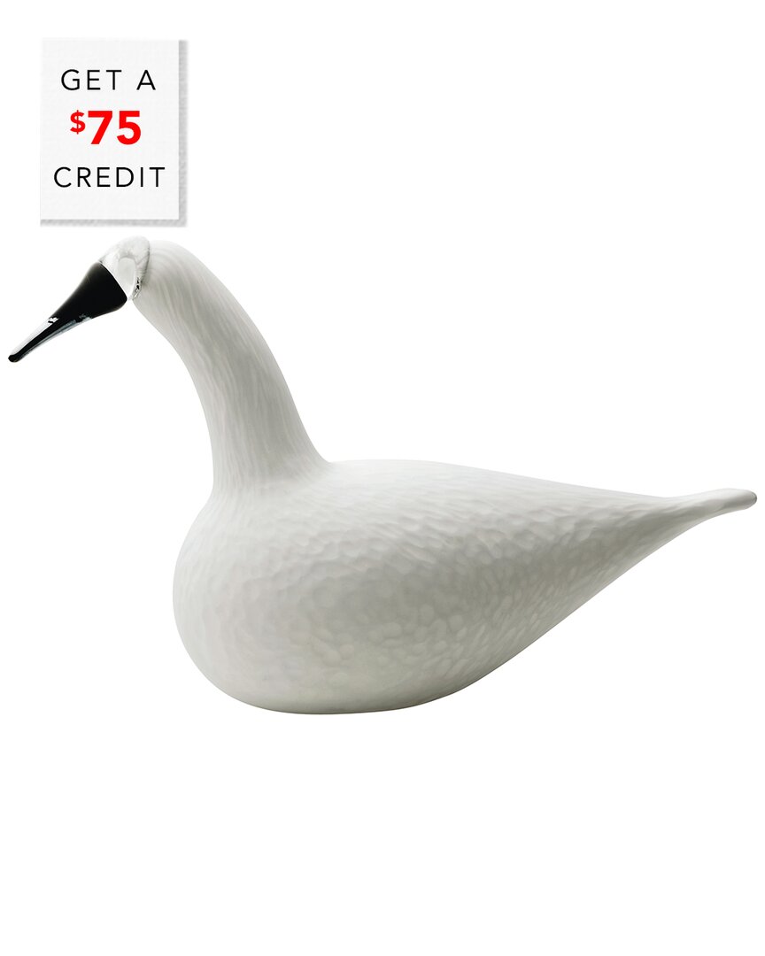 Iittala Toikka Whooper Swan With $75 Credit In White