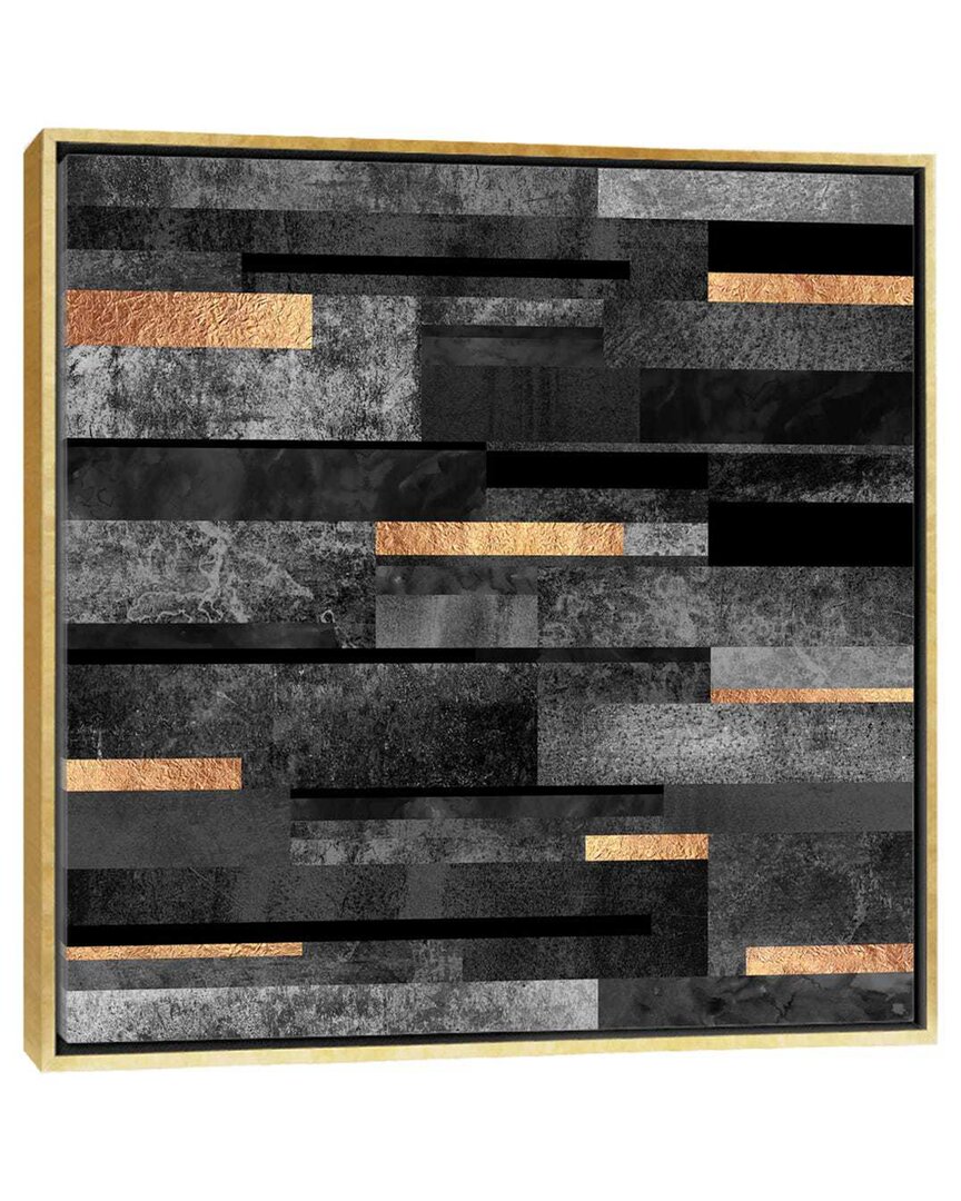 Icanvas Urban Black And Gold By Elisabeth Fredriksson