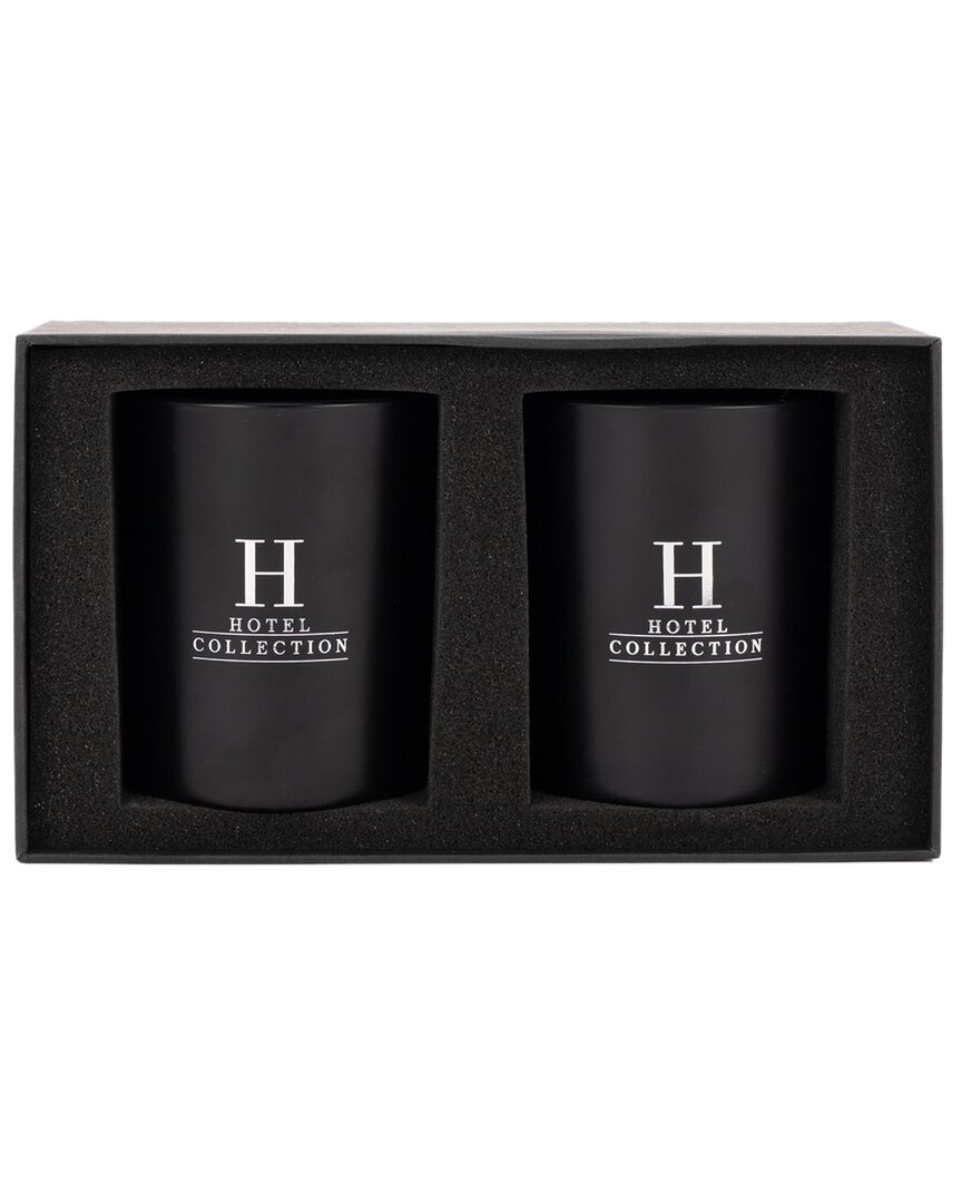 Hotel Collection Candle Duo Gift Set B In Black