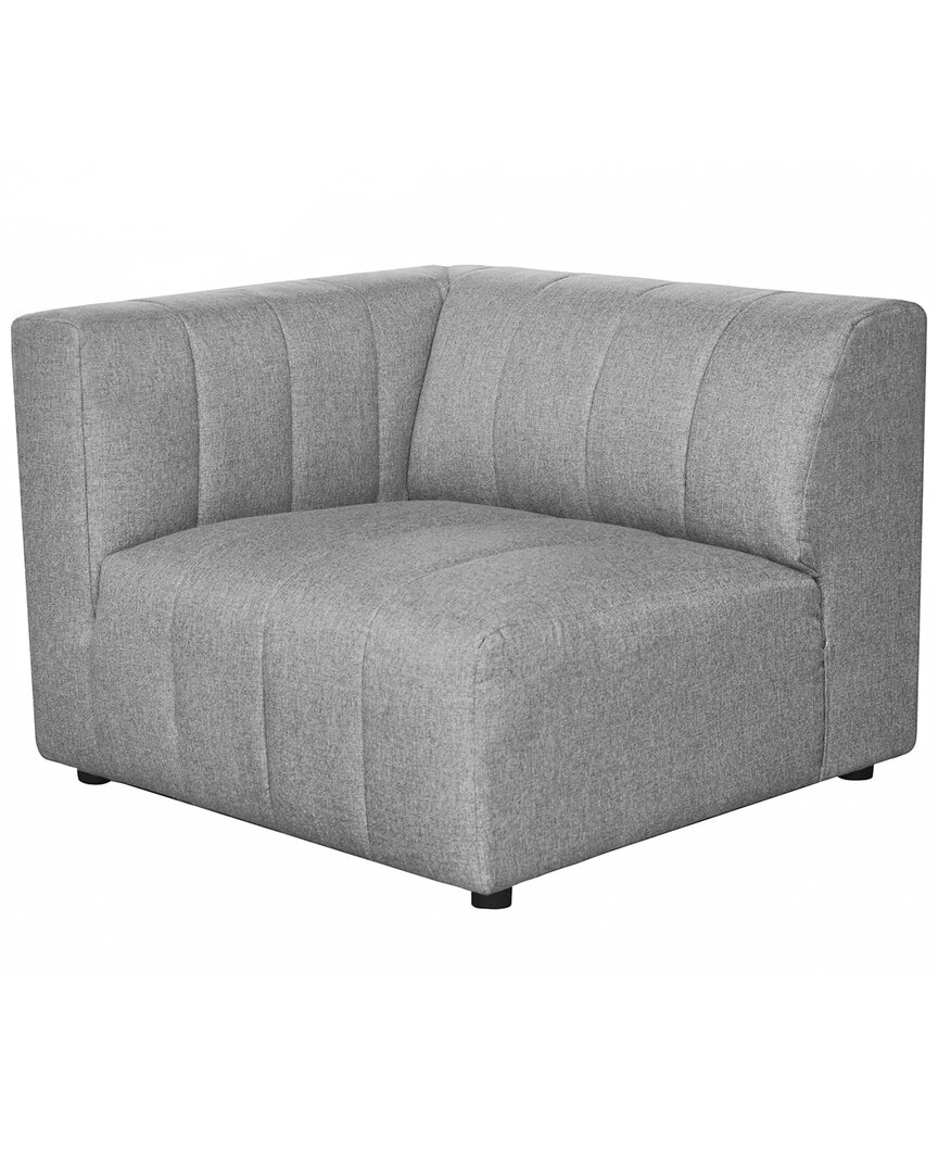 Moe's Home Collection Lyric Left Armchair In Grey