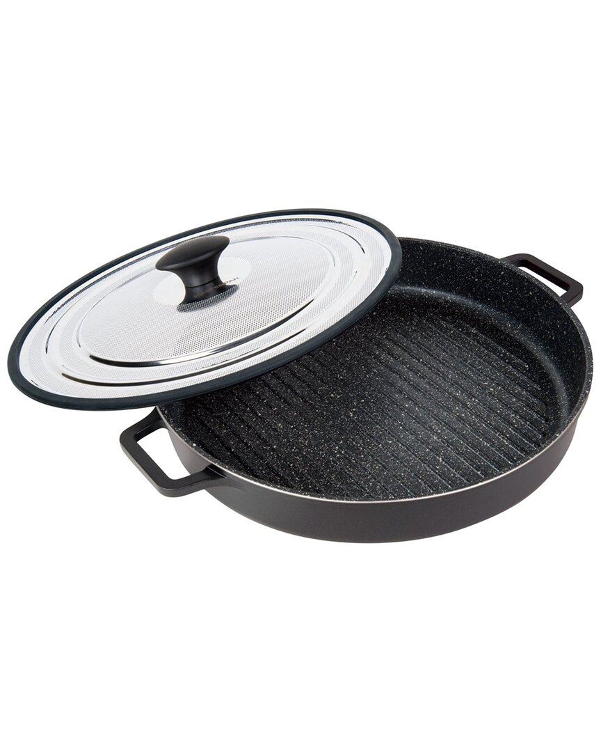 Shop Masterpan Nonstick Stovetop Oven Grill Pan With Lid