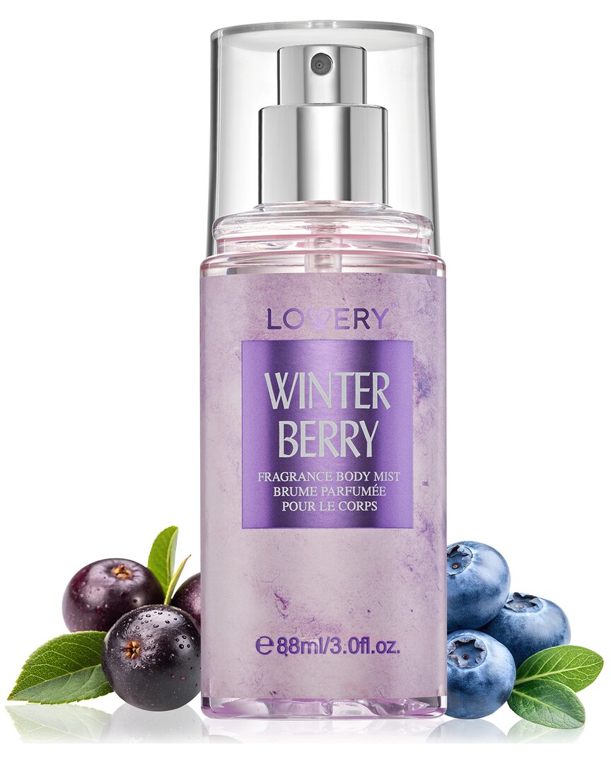 Lovery 3fl oz Winter Berry Fragrance Body Mist Spray In Transparent