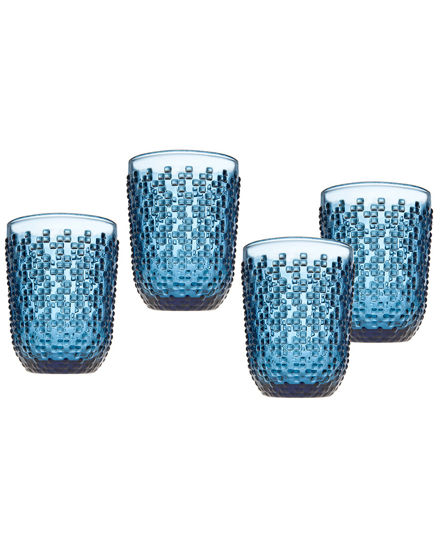 Shop Godinger Alba Blue Set Of 4 Dofs