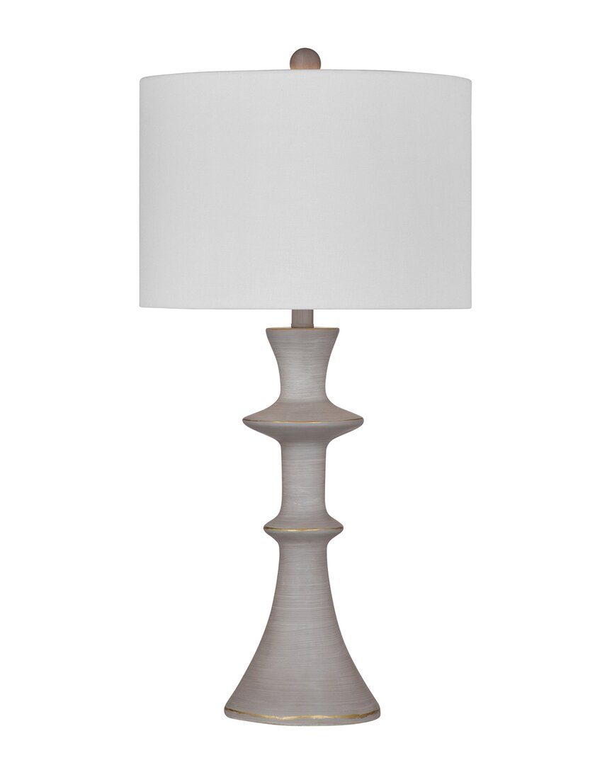 Bassett Mirror Candra Table Lamp In Grey