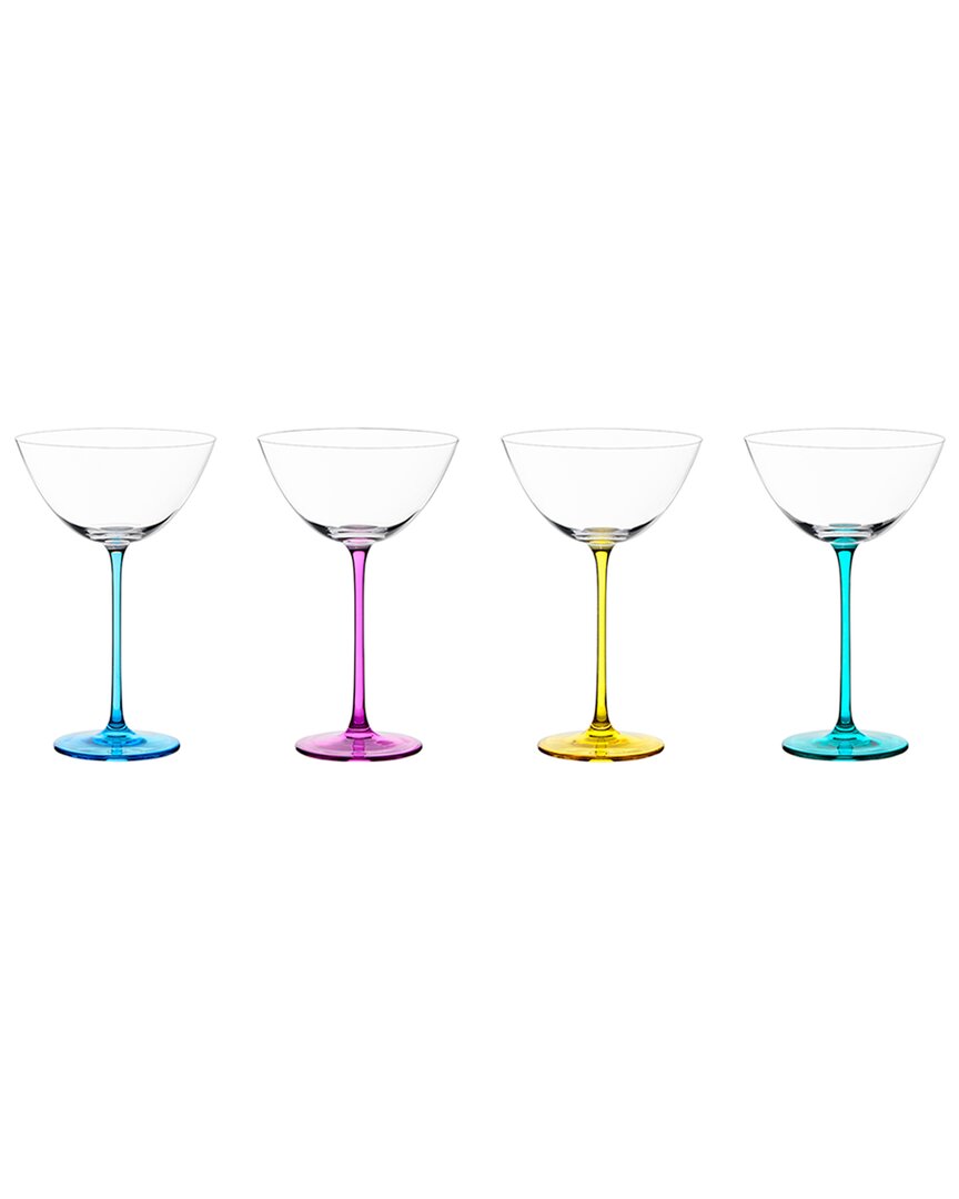 Anton Studio Designs Set Of 4 Gala Cocktail Glasses