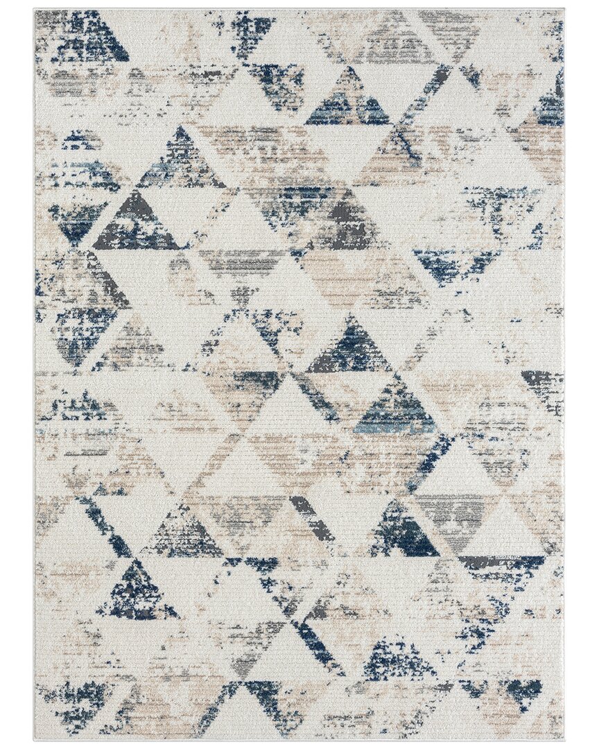 Lr Home Beaux Geometric Area Rug In Ivory