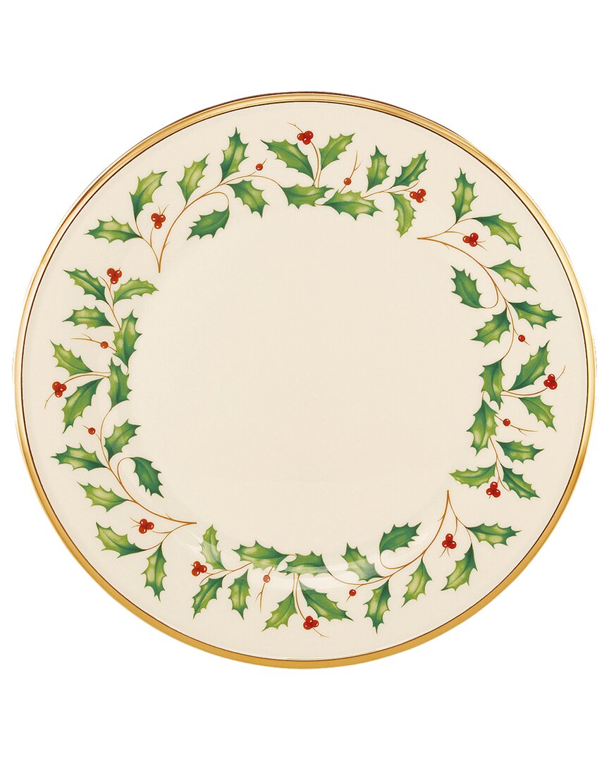 Shop Lenox Holiday Dinner Plate In Multicolor