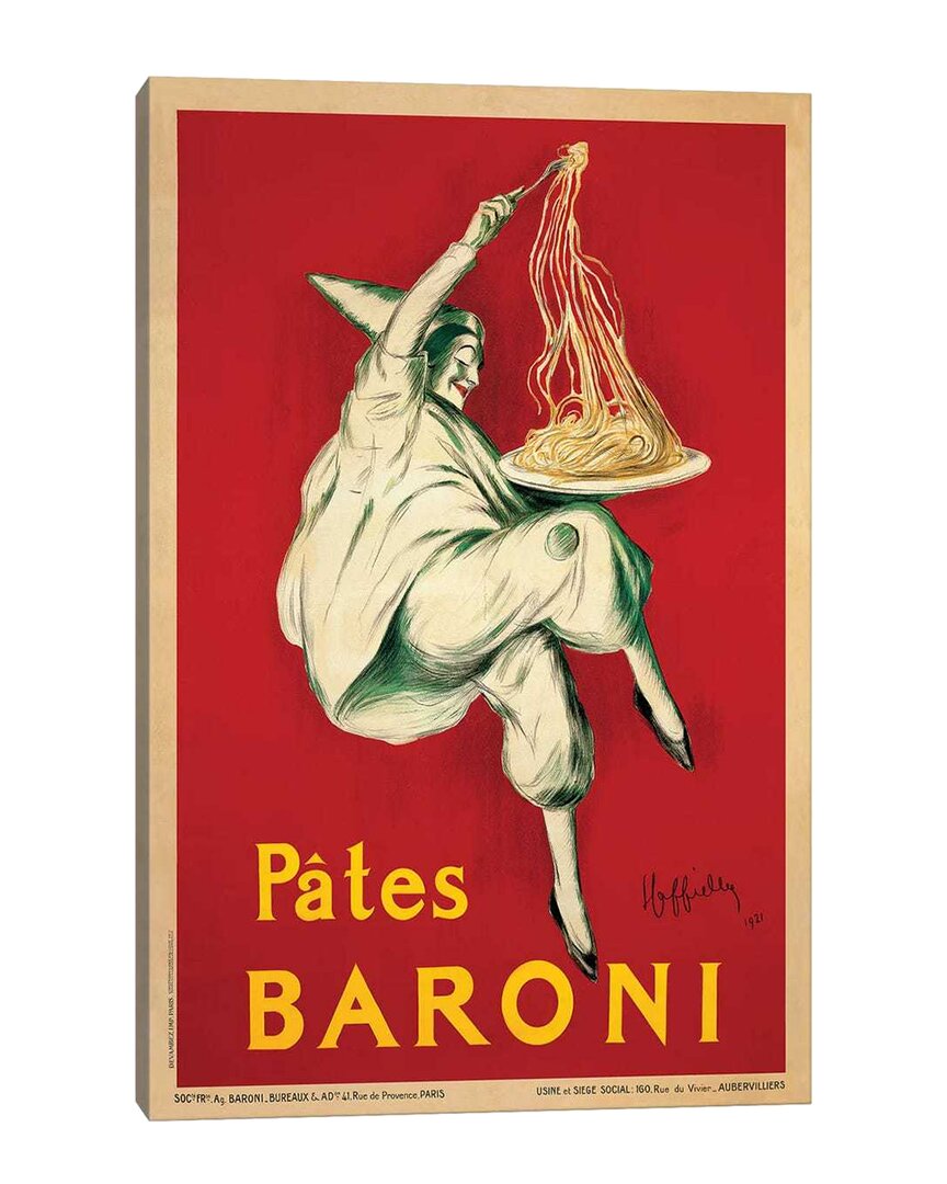 Icanvas Pates Baroni, 1921 By Leonetto Cappiello Wall Art