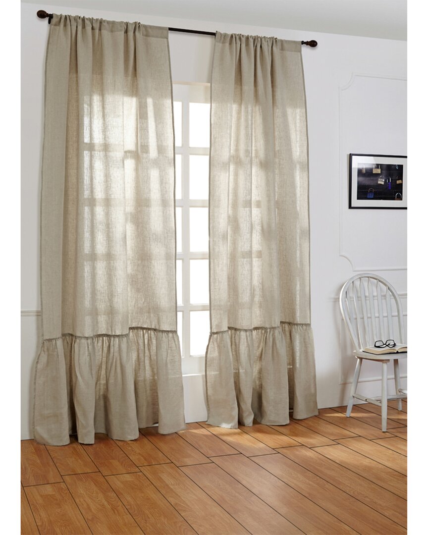 Amity Home Caprice Curtain Panels In Natural