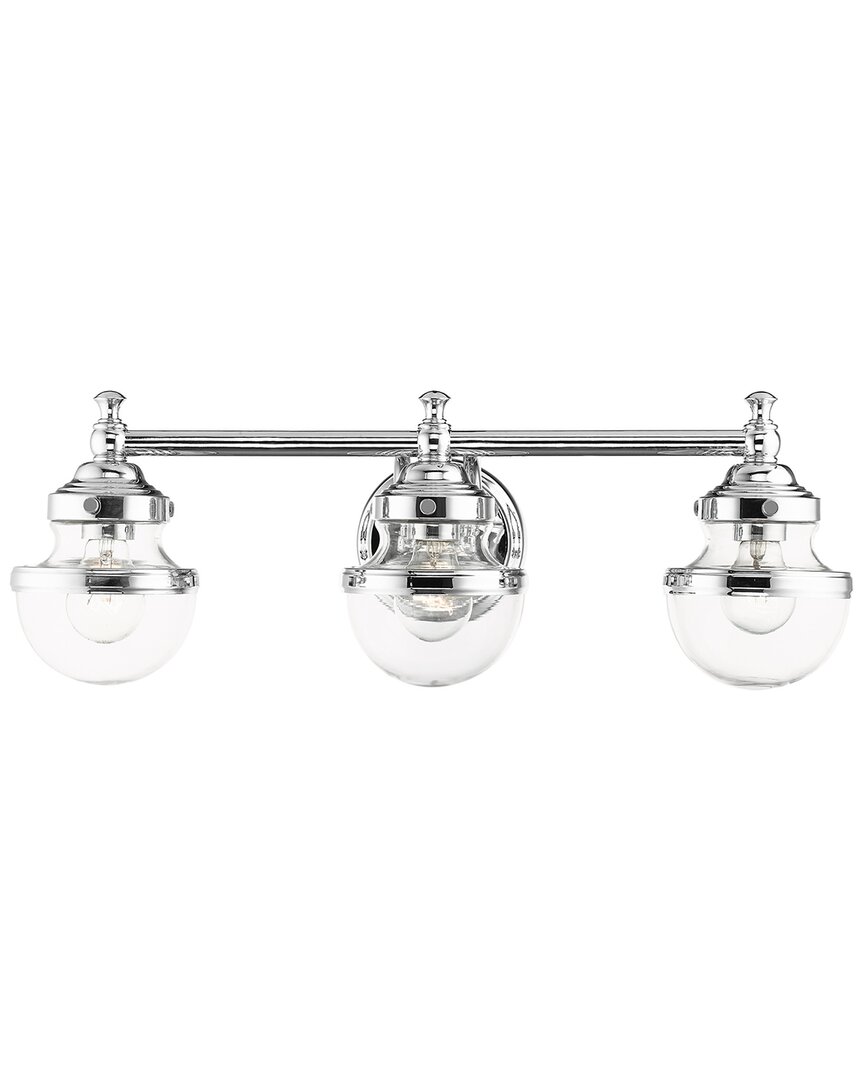Livex Lighting 3-light Polished Chrome Vanity Sconce