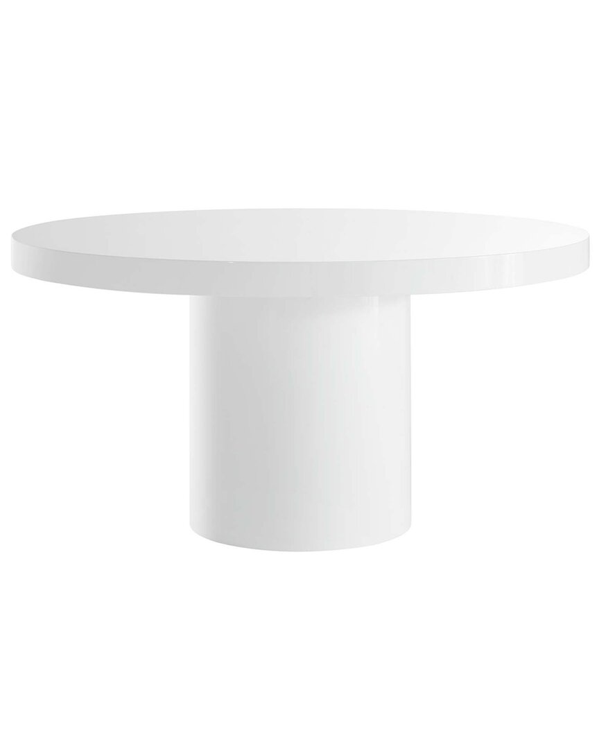 Modway Gratify 60in Round Dining Table In White