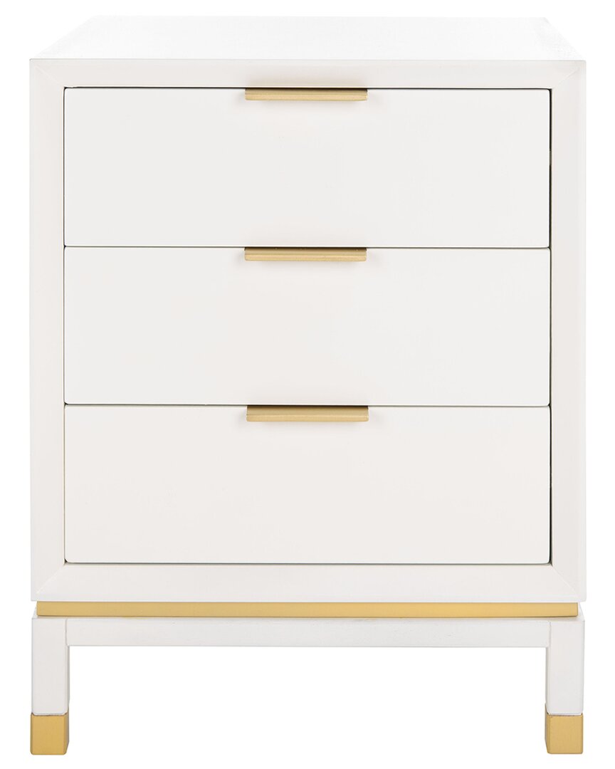 Safavieh Baskin 3-drawer Accent Table In White