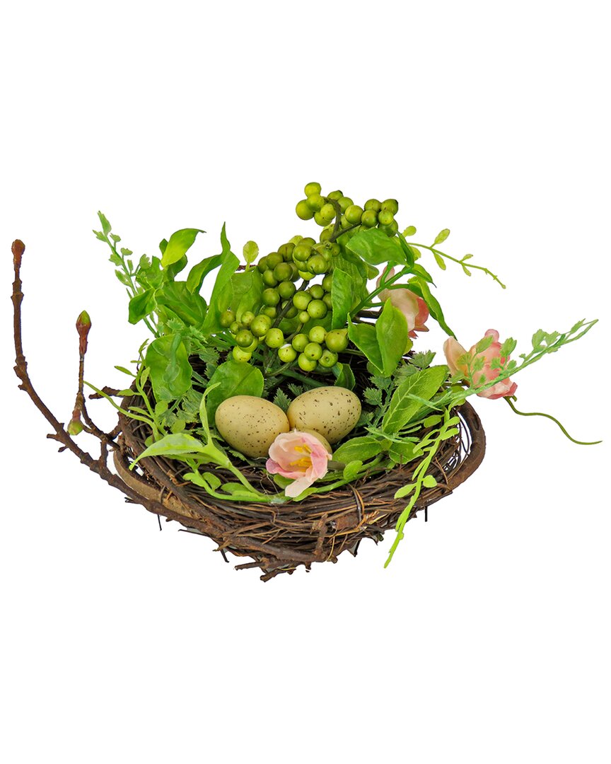 NATIONAL TREE COMPANY NATIONAL TREE COMPANY 6IN BIRDS NEST AND BERRIES TABLE DECOR