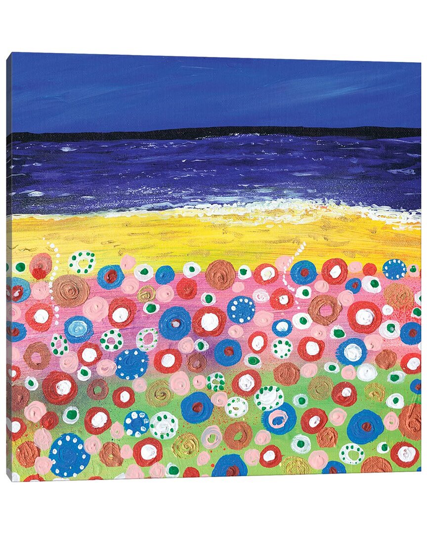 Icanvas Flowers By The Beach By Caroline Duncan Art