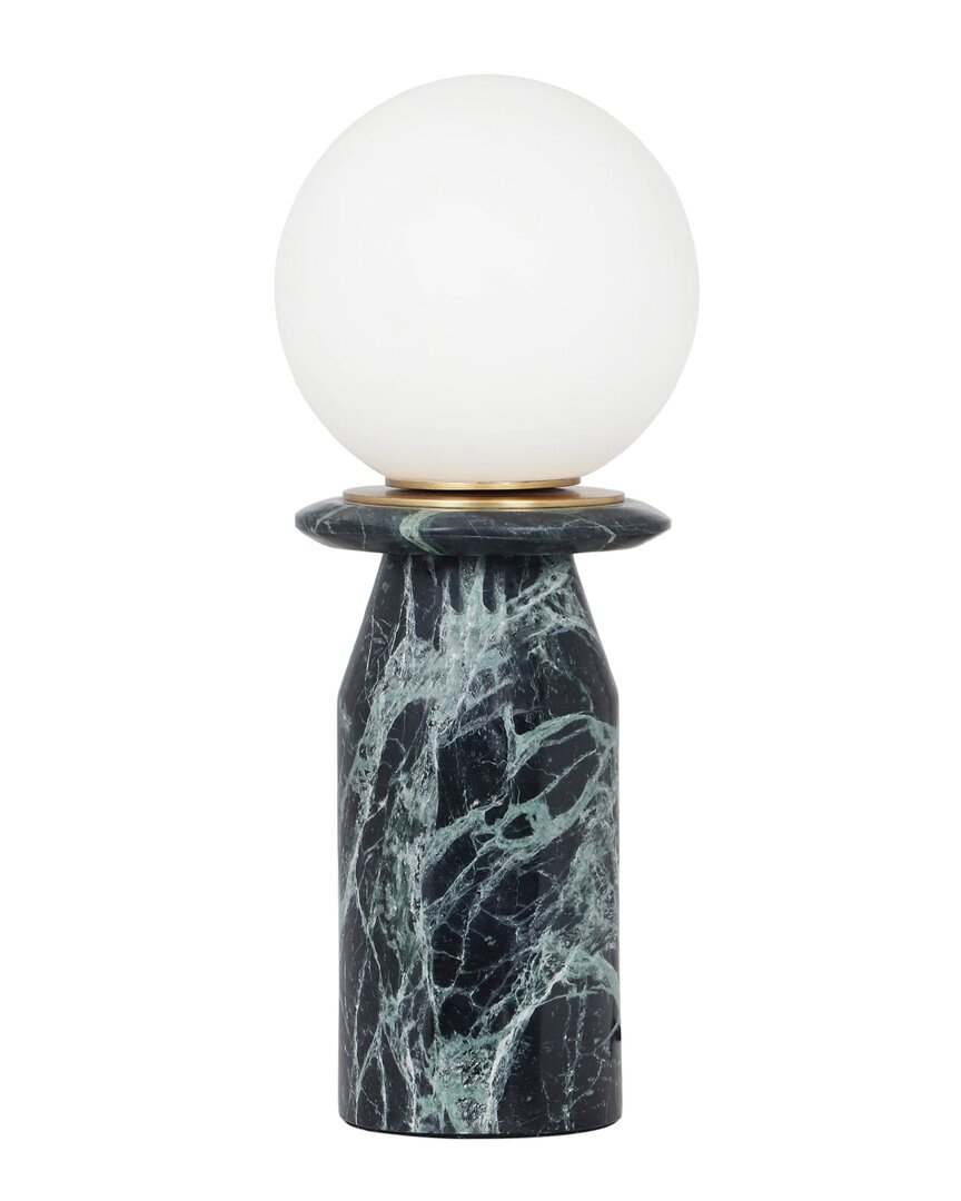 Tov Furniture Globe Marble Lamp In Green