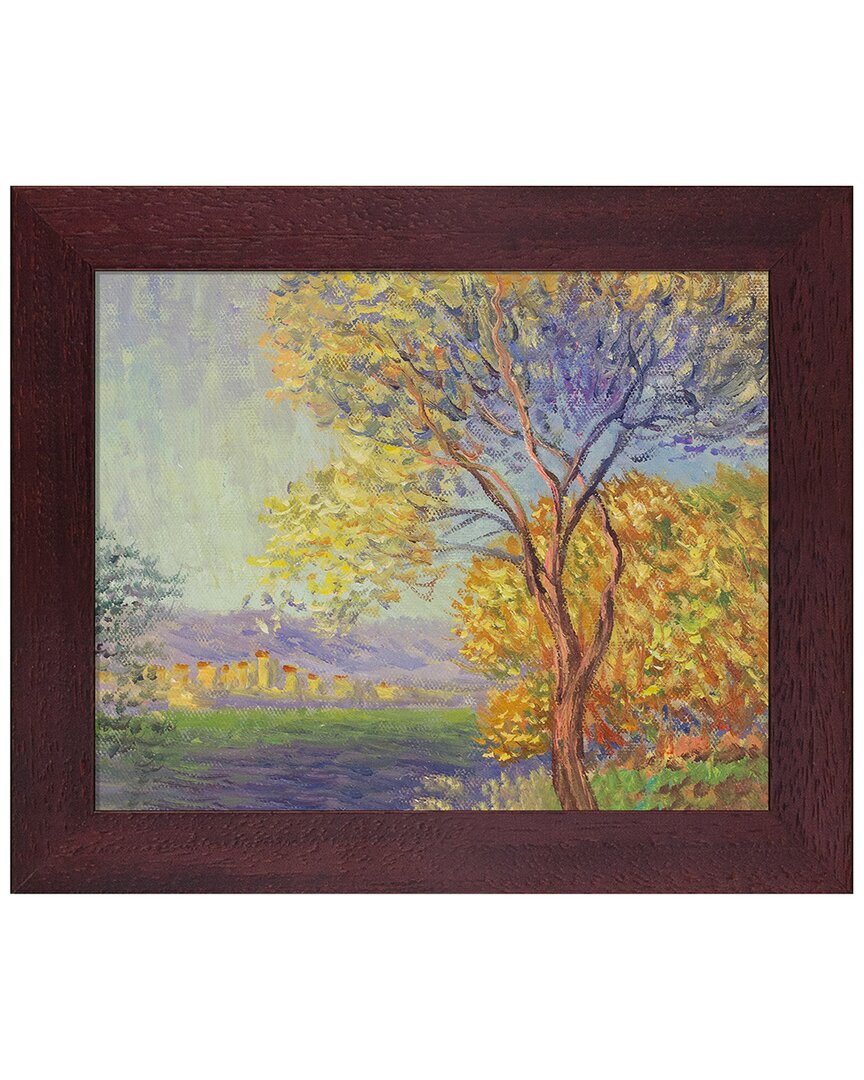La Pastiche Antibes, View Of Salis Framed Art Print In Multicolor
