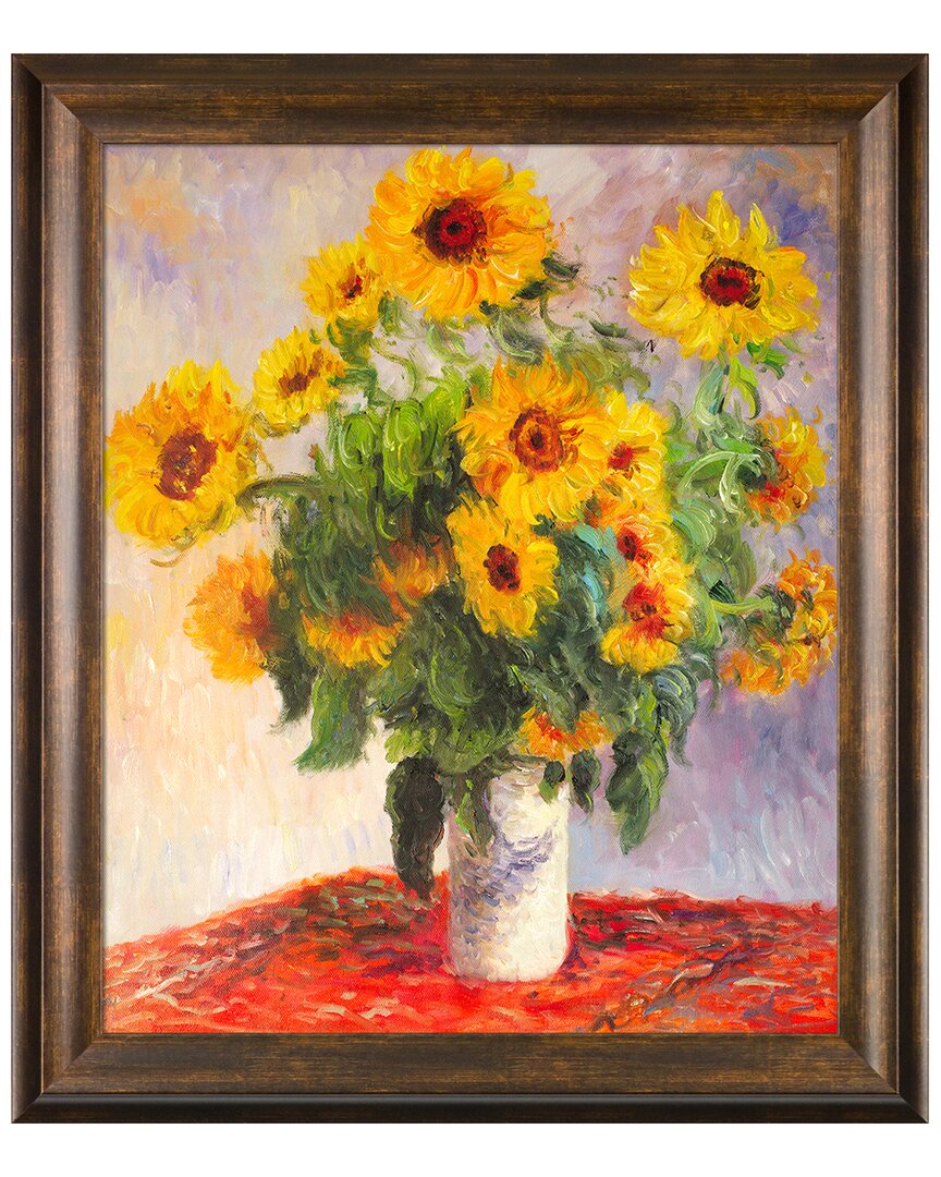 La Pastiche Sunflowers, 1881 Framed Art Print In Multicolor