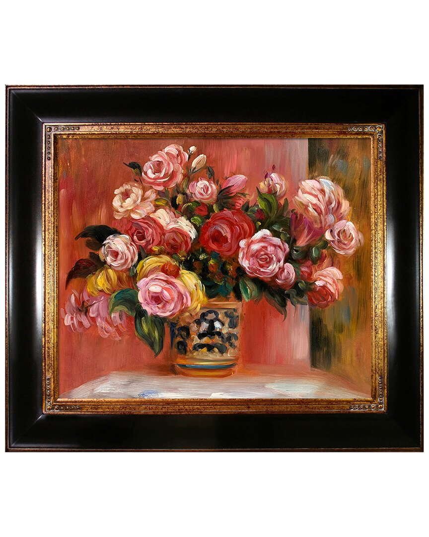 La Pastiche Roses In A Vase, 1914 Framed Art Print In Multicolor