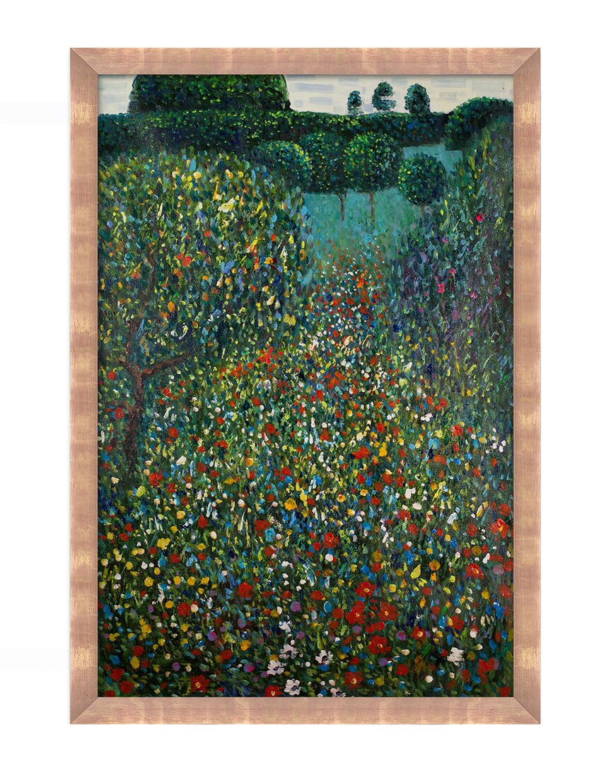 La Pastiche Poppy Field Framed Art Print In Multicolor