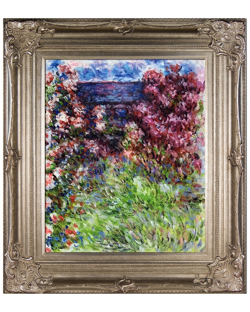 La Pastiche The House Among The Roses, 1925 Framed Art Print In Multicolor
