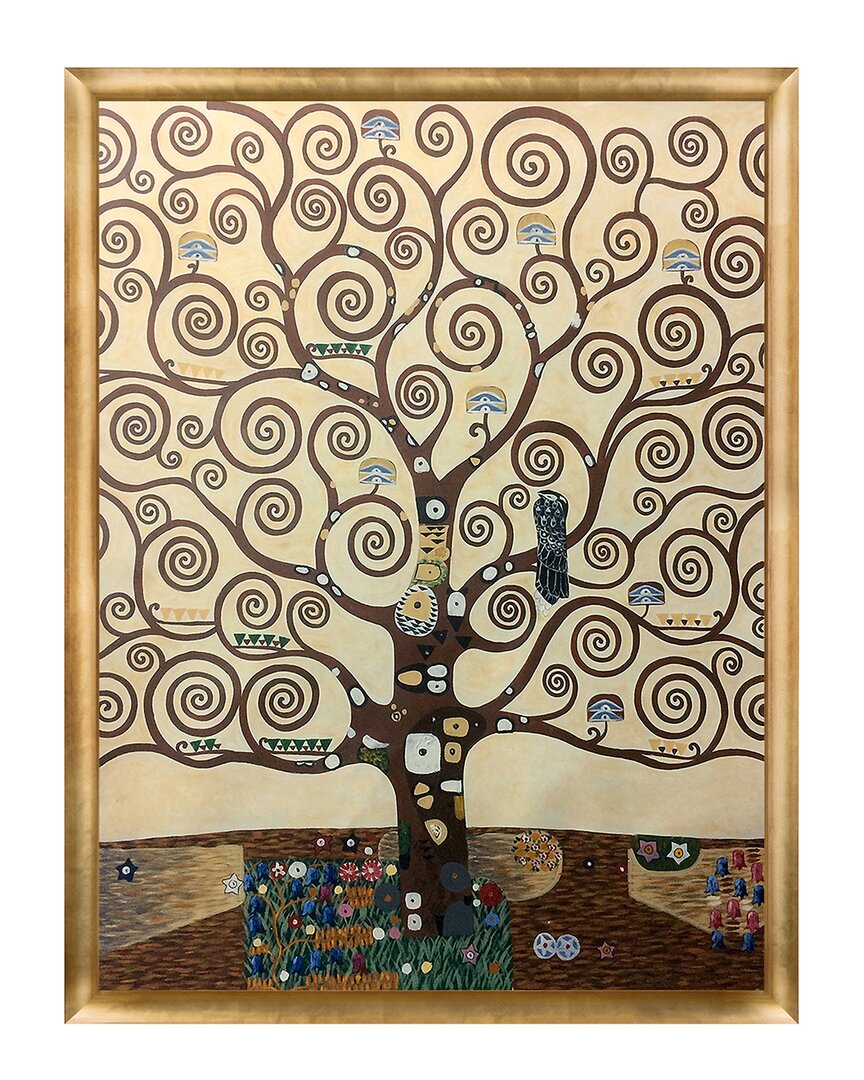 La Pastiche Tree Of Life Framed Art Print In Multicolor