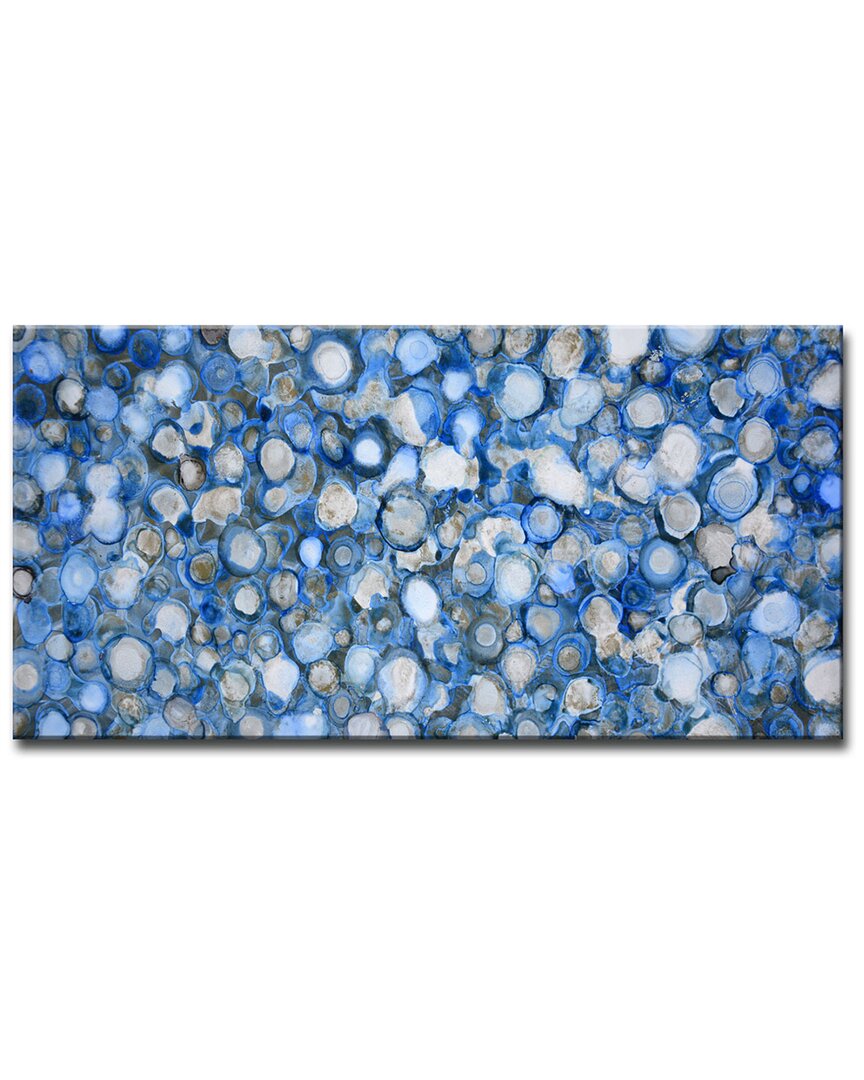 Ready2hangart 'winter Creek Stones' Canvas Wall Art, 30x60"