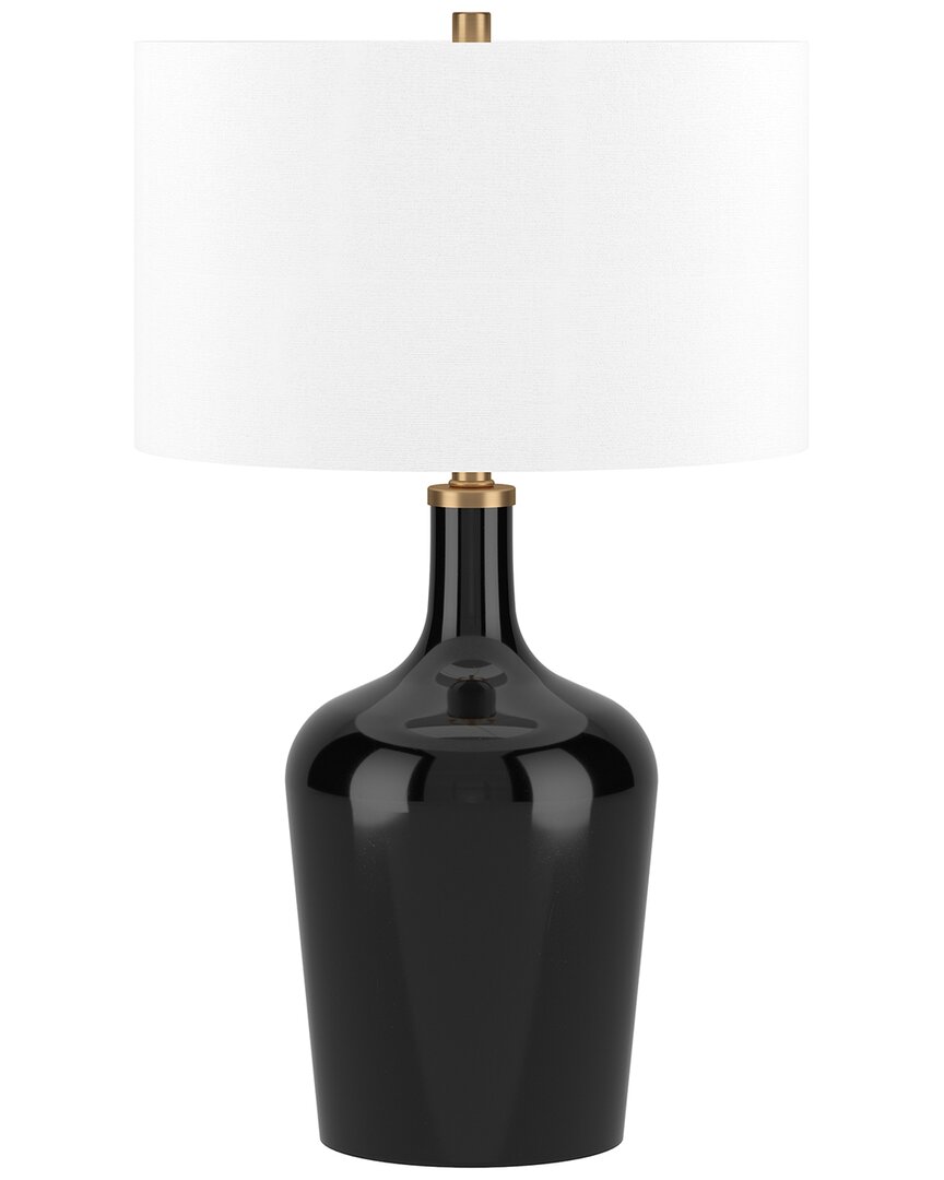Abraham + Ivy Sebago 25in Table Lamp With Fabric Shade