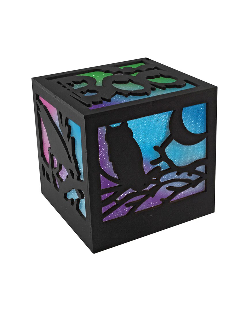 Lumabase Battery-operated Color Changing Halloween Box In Multicolor