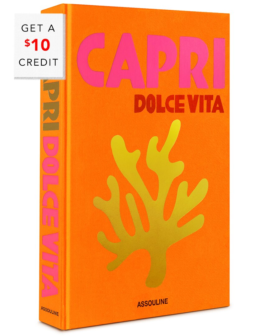 Assouline Capri Dolce Vita By Cesare Cunaccia In Orange