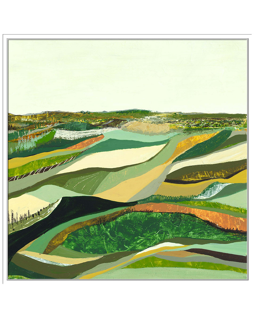 Image of Topographs , Decorative Framed Hand Embellished Canvas