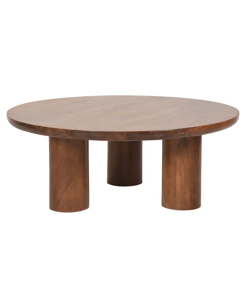 Sagebrook Home Scandinavian Mango Wood 35in Coffee Table In Brown
