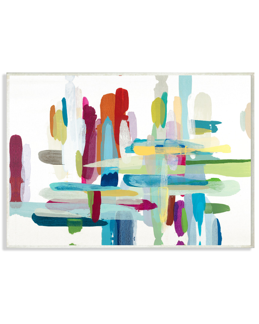 Stupell Colorful Cross Hatch Abstraction