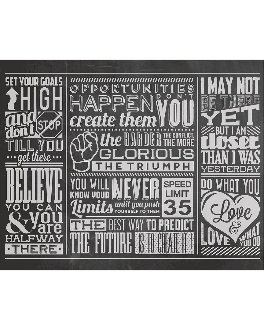 Brewster Chalk Quotes Wall Mural