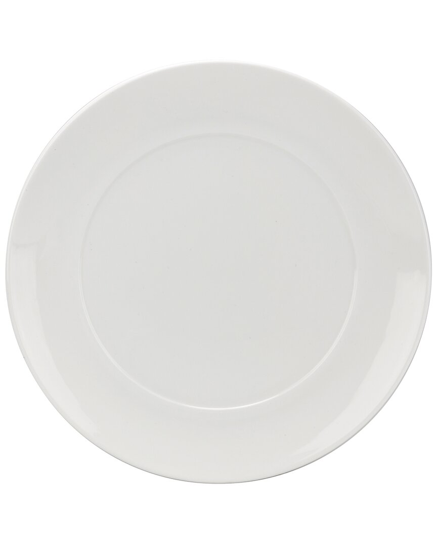 Ten Strawberry Street Set Of 6 Ricard Porcelain Dinner Plates In White