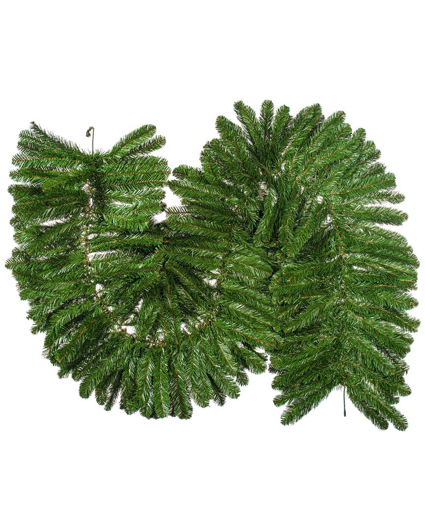 Vickerman 9ft Grand Teton Artificial Christmas Garland In Green