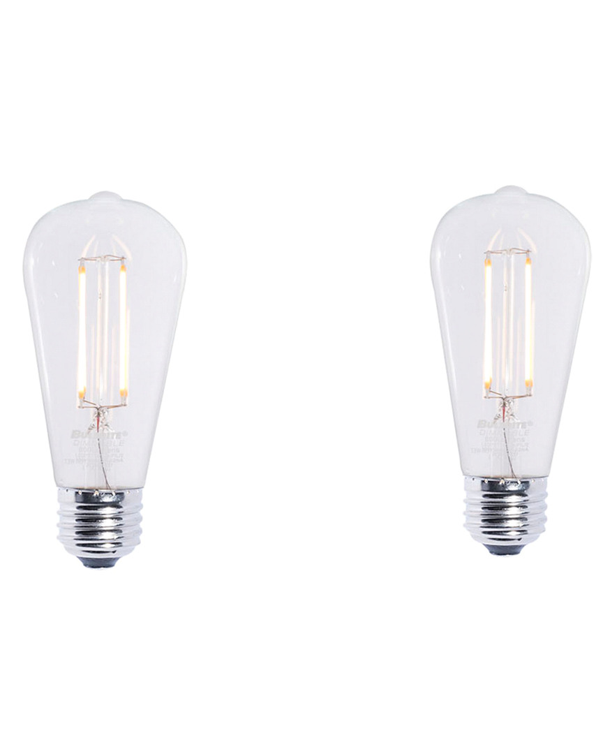 Bulbrite Set Of 2 Led 7w Dimmable Light Bulbs