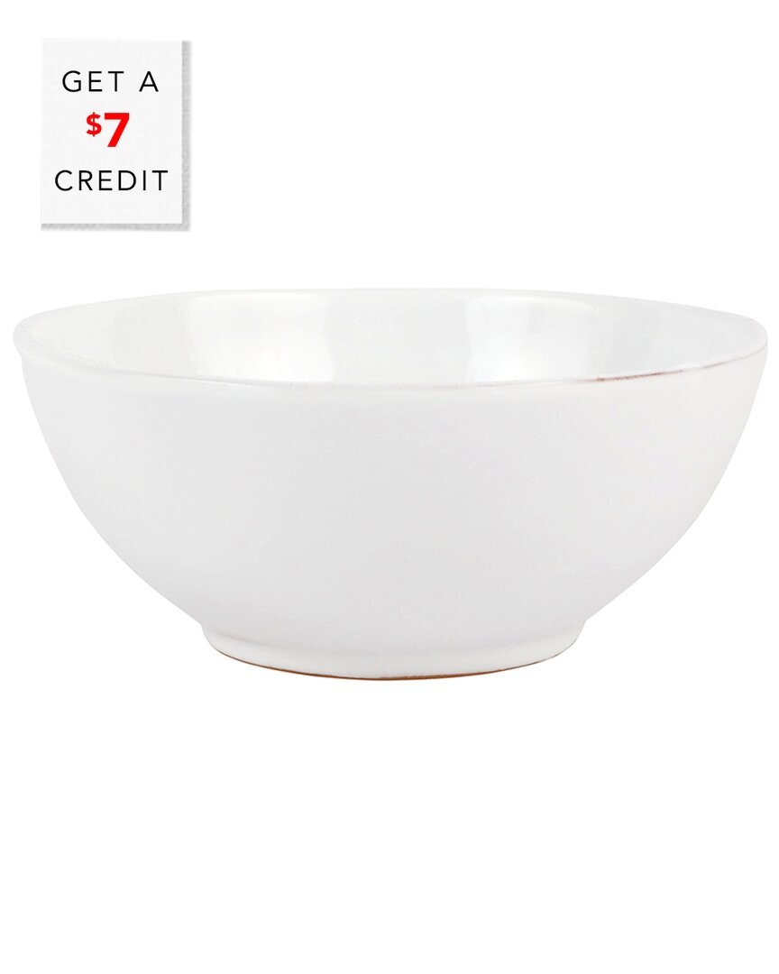 Shop Vietri Cucina Fresca Small Serving Bowl With $7 Credit In White